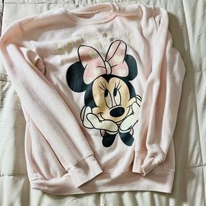 Pink Minnie Mouse sweater